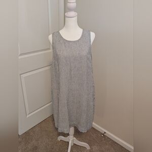 NWT J Crew Factory Striped Linen Blend Dress